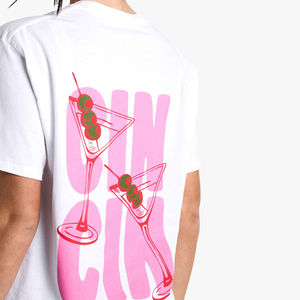 Camisetas Cortas de Moda para Mujer, Estilo Urbano, Manga Corta, Color Sólido, 100% Algodón, Transpirables, Ropa Casual de Verano - Product Image 3