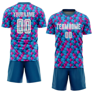 Uniforme de football à manches courtes personnalisé 100% polyester, qualité supérieure, respirant, antibactérien, séchage rapide, sangle réglable - Product Image 5