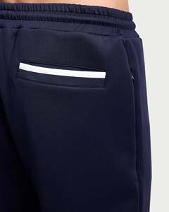 Custom Men’s Blue Jogger Sweatpants Casual Sports <b>Trousers</b> <b>Elastic</b> <b>Waist</b> Drawstring Soft & Breathable Fabric Track Pants OEM - Product Image 4