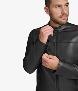 Hot Selling Men Clothing Leather Jacket New Fashion Men Leather Jacket Windproof Leather Jacket Best Material Leather Jacket New - Product Image 5