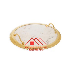 ถาดเสิร์ฟอาหารโลหะและหินอ่อนขายดี - Product Image 6