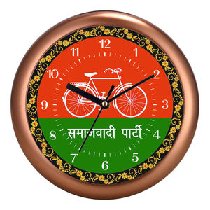 <b>LED</b> Personalized Printing Graduation-Themed Political Leader Wall <b>Clock</b> with Glowing Portrait Design - Product Image 4