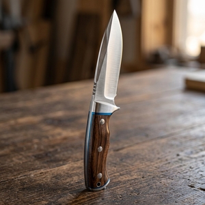 Cuchillo de Caza Profesional Personalizable OEM para Uso Profesional, Hoja de Acero Inoxidable Resistente, Cuchilla Fija de Precisión de Alta Resistencia - Product Image 6