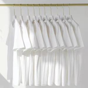 T-shirt en jersey pour homme grande taille, coupe ample, manches courtes, 100 % coton, couleur unie, respirant, col rond, logo sur le devant, vêtement décontracté - Product Image 1