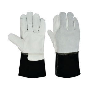 Guantes de Trabajo Estériles Canadienses al por Mayor, de 11 oz y 10 Pulgadas, Negros y Blancos, de Alta Visibilidad, para Uso General - Product Image 5