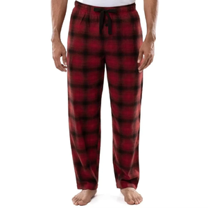 Cotton Flannel Pajama <b>Pants</b> for <b>Men</b> Women Unisex Sexy Breathable Full Length Loose Vintage Plus Size - Product Image 3