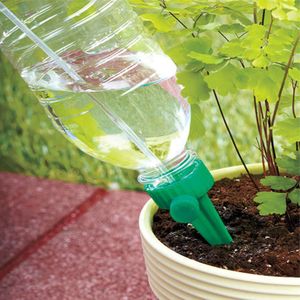 Arroseur automatique pour plantes, dispositif d'arrosage de jardin en plastique, capuchon vert pour plantes en pot - Product Image 1