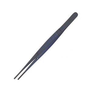 Pince à épiler chirurgicale droite TC 6'' (15 cm) en acier inoxydable de haute qualité pour tissus, pince à épiler dentaire TC - Product Image 3