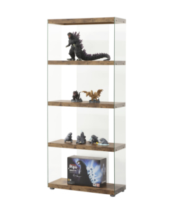 Vitrine de collection exquise à quatre compartiments en verre trempé, mobilier moderne pour la maison, pour salons, hôtels et villas - Product Image 1