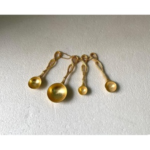 New Arrival Metal Dishwasher Safe Nested <b>Measuring</b> <b>Spoons</b> Set With Enamel Blue Heat Resistant <b>Measuring</b> <b>Spoons</b> Set Kitchenware - Product Image 2