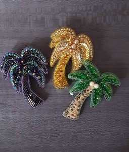Broche de Cristal con Forma de Cactus, Accesorio de Ropa Unisex, Regalo, Diseño de Planta Verde, Joyería con Engaste de Bisel - Product Image 3