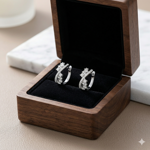 Trendy Custom 10K Solid Gold Moissanite Diamond Huggie Hoop Stacking <b>Stud</b> Everyday Fashion Earrings Jewelry for Women Wholesale - Product Image 5
