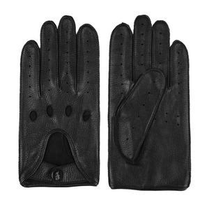 Gants de conduite en cuir de daim noir de haute qualité en gros noir marron pour la fête en plein air vie quotidienne cuir PU non doublé - Product Image 2