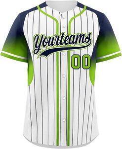 Nuevas Camisetas de Béisbol Cosidas para Adultos al por Mayor, Uniformes de Equipo Personalizados con Logotipo Digital Impreso en la Parte Delantera, de Secado Rápido - Product Image 5