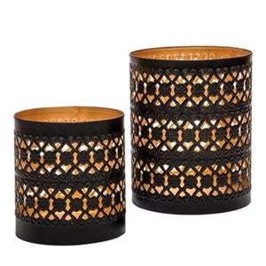 Porte-bougies modernes en métal, conçus pour une éclairage d'ambiance, une beauté sculpturale et une décoration intérieure équilibrée. - Product Image 2