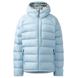 Blouson matelassé camouflage personnalisé pour homme, épais, chaud, à capuche, col montant, blocs de couleur, zippé, imperméable, respirant, pour le ski - Product Image 5