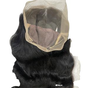 Pelucas de encaje completo de cabello humano virgen natural 100% indio - Product Image 5