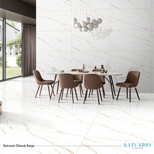 กระเบื้องปูพื้นและผนังพอร์ซเลนเคลือบเงาขนาด 600x1200 มม. พร้อมระบบติดตั้งแบบคลิกล็อค ป้องกันการลื่น ดีไซน์ทันสมัย สำหรับใช้ในบ้านและเชิงพาณิชย์ - Product Image 4