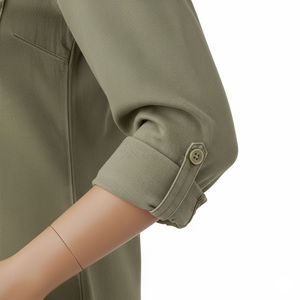 Nouvel Arrivage Blouses et Chemises pour Femmes Grande Taille en Denim Délavé avec Corset Rosette, Haut Bustier Respirant, Prix Bas, Service OEM - Product Image 4