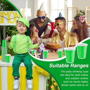 Vasos de Plástico Resistentes de 16 oz para Fiestas, para Beber Agua, para San Valentín, Día de San Patricio, Festivales, Bodas, Cumpleaños, Libres de BPA - Product Image 6