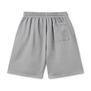 Pantalones Cortos Bermuda de Punto para Hombre, Color Gris, 100% Algodón, Cintura Elástica, Bolsillos, Estilo Vintage, Transpirables, Corte Medio, Ecológicos, de Secado Rápido - Product Image 2