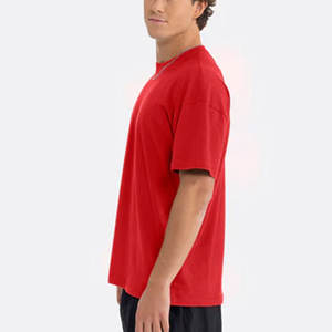 เสื้อยืดไตรเบลนด์แบบยูนิเซ็กซ์ขายส่ง 50% โพลีเอสเตอร์/25% คอตตอนหวี/25% เรยอนเจอร์ซีย์ เสื้อยืดผ้าฝ้าย/ใยไผ่ใส่สบาย - Product Image 1