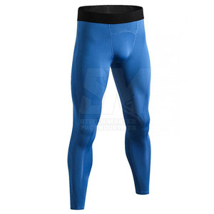 Leggings de compression pour hommes, entraînement fitness, haute qualité, best-seller, en spandex/nylon. - Product Image 2