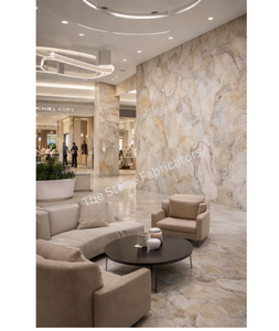 Indian Autumn Modern Marble 3D Wall Panel for Indoor Decoration Contemporary Style Flexible Stone <b>Veneer</b> <b>Sheet</b> Tsf India - Product Image 4