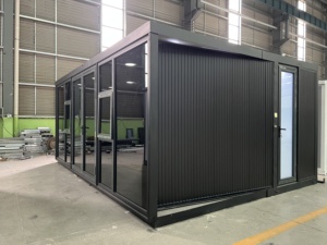 Maison préfabriquée moderne, alimentée à l'énergie solaire, petite maison conteneur extensible pour complexe hôtelier <span class=keywords><strong>RayZen</strong></span> - Product Image 1