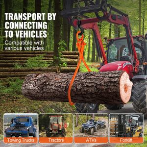 Pinze per Trasporto Tronchi in Acciaio da 32 Pollici, 2 Artigli, Capacità di Carico 1543 Libbre/700 kg, Attrezzatura per Movimentazione Materiali - Product Image 5