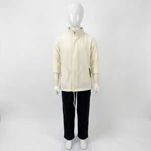 Sweat-shirt à capuche chaud pour garçons, en polaire, avec fermeture éclair quart de tour et col montant, à manches longues - Product Image 3