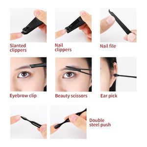 Professional 10-in-1 Stainless Steel Nail Clipper <b>Kit</b> with Classic Design for Adult <b>Manicure</b> & Pedicure-Anaaif Enterprises - Product Image 2