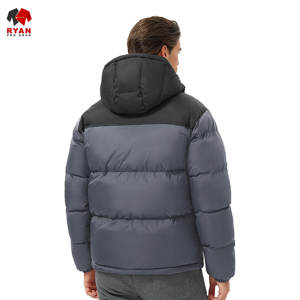 Chaqueta Acolchada de Diseño Personalizado para Hombre, Cierre de Cremallera con Logotipo Personalizado, Tejido Transpirable y Cómodo, Diseño ODM OEM - Product Image 3