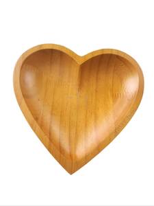 Eco Friendly Heart Shaped Wooden Bowl for Snacks and Serving Wooden Heart Dough Bowl Handmade Farmhouse Candle Bowl Decor - Product Image 5