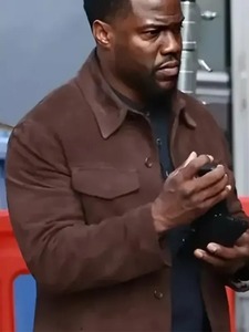 Lift 2024 Kevin Hart <b>Suede</b> Leather <b>Jacket</b> - Product Image 1