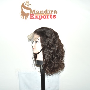 Extensiones de Cabello Humano Indio Remy Virgen Ondulado 100% Natural, Paquetes Crudos Sin Procesar para Peluca HD Lace, Doble Trama Fusion Machine - Product Image 3