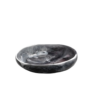 Cuenco mediano monocromático de madera y resina Tamaño del producto personalizable Mejor precio en línea Hecho a mano en la India para fiestas - Product Image 1