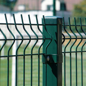 Giá cả phải chăng <span class=keywords><strong>PVC</strong></span> tráng 3D cong dây lưới hàng rào tấm cho vườn hoặc trang trại an ninh 3D hàng rào - Product Image 4