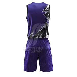 Tenue de basketball pour adulte au design unique, séchage rapide, respirante, en polyester de qualité supérieure, personnalisable - Product Image 3