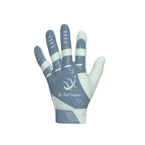 Gants de frappe de baseball en cuir confortables pour droitiers, à dos fermé, marque HO HUNTS, bonne tenue, anti-friction, échantillons gratuits, balle - Product Image 1