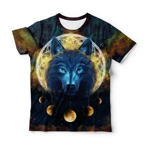 เสื้อยืดแขนสั้นผู้ชาย สีดำขาว พิมพ์ลายกาแล็กซี่ ดีไซน์ลายหยดสี คอตั้ง สไตล์สปอร์ต ระบายอากาศได้ดี 100% - Product Image 5