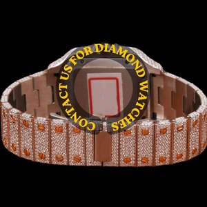 Montre Hip Hop de qualité supérieure, design diamanté, pour hommes et femmes, disponible au prix de gros - Product Image 2