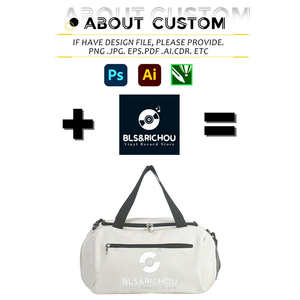 Sac de sport extensible imperméable avec fermeture éclair, compartiment sec/humide, compartiment à chaussures, grande capacité, personnalisable avec logo, pour le fitness et les voyages - Product Image 3