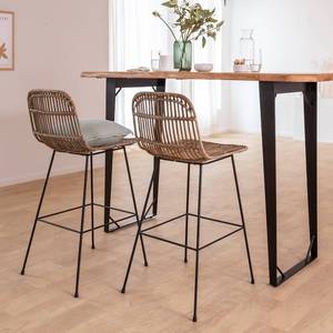 Mesa alta Vandana Solace Terra en madera de acacia - Product Image 1