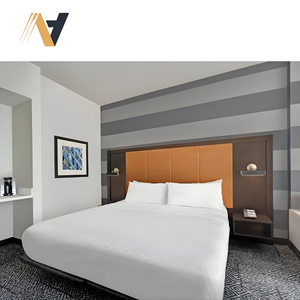 MDF-LPL-veneer สำหรับชุดห้องนอนจากโรงงานเวียดนามเครื่องเรือนทันสมัยสร้างความสมดุลให้กับโรงแรม - Product Image 3