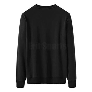 Sweat-shirt d'hiver personnalisé avec logo, en coton molletonné doux et mélange de fibres, col rond, style confortable pour homme - Product Image 2