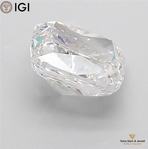 Diamant de laboratoire CVD de 4,01 carats, certifié IGI, couleur E, clarté VVS1, taille carrée coussin, pour fiançailles spéciales - Product Image 6