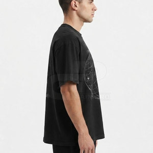 Camiseta con estampado reflectante creativo para hombre, camiseta de algodón de primera calidad, ropa informal holgada para el día a día, ropa suave de verano para el día a día - Product Image 6