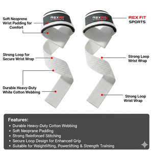 Rexfit Sport Correas Abdominales Ajustables para Entrenamiento de Fuerza, Bandas de Resistencia para Brazos, Barra de Dominadas y Ejercicios de Core - Product Image 6