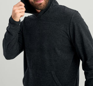 Hoodie de pêche haute performance UPF50, séchage rapide, évacuation de l'humidité, polyester léger, manches longues, logo personnalisé - Product Image 6